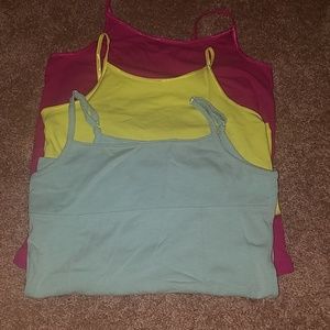 3 youth XL camis